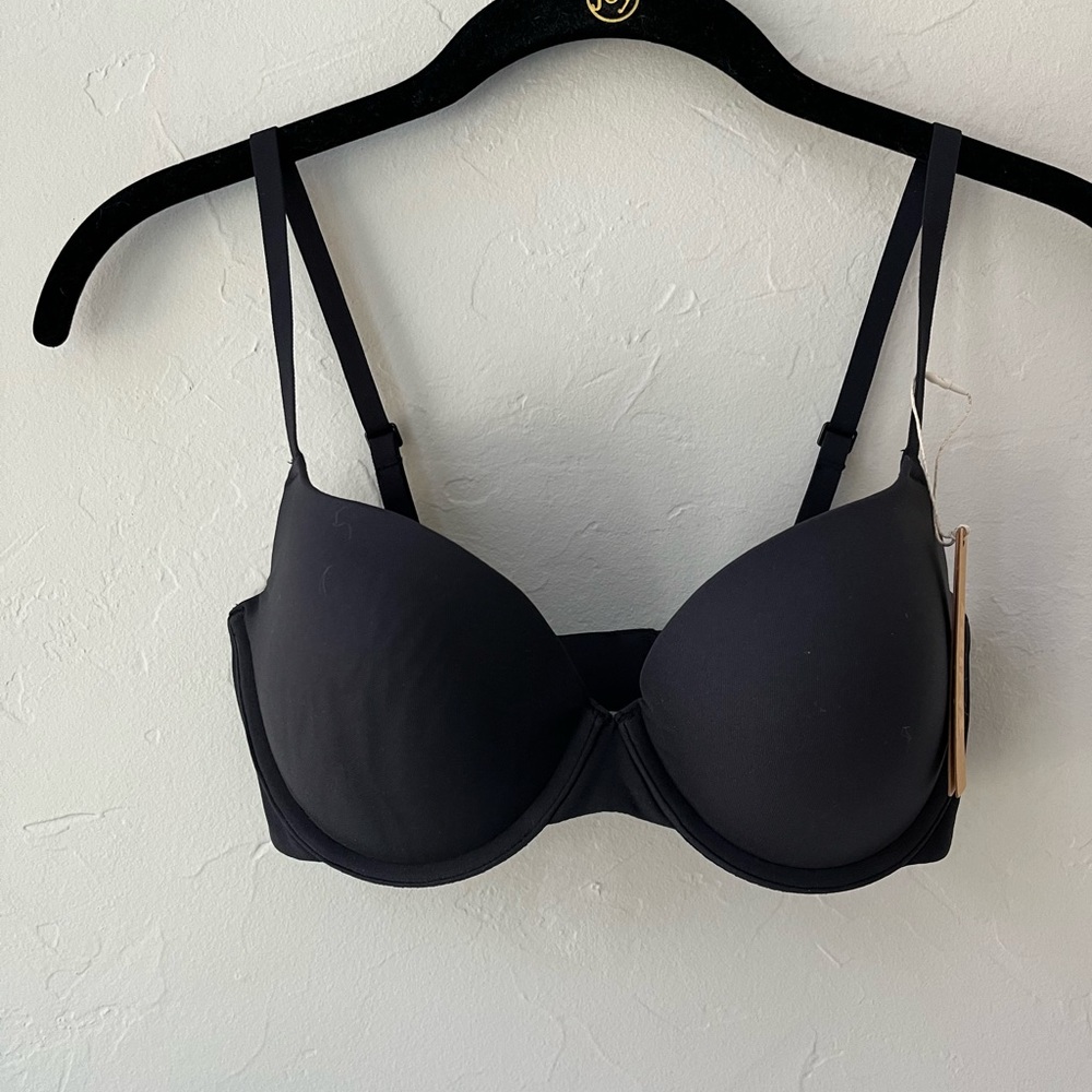 🖤SKIMS FITS EVERYBODY T SHIRT BRA ONYX 32C